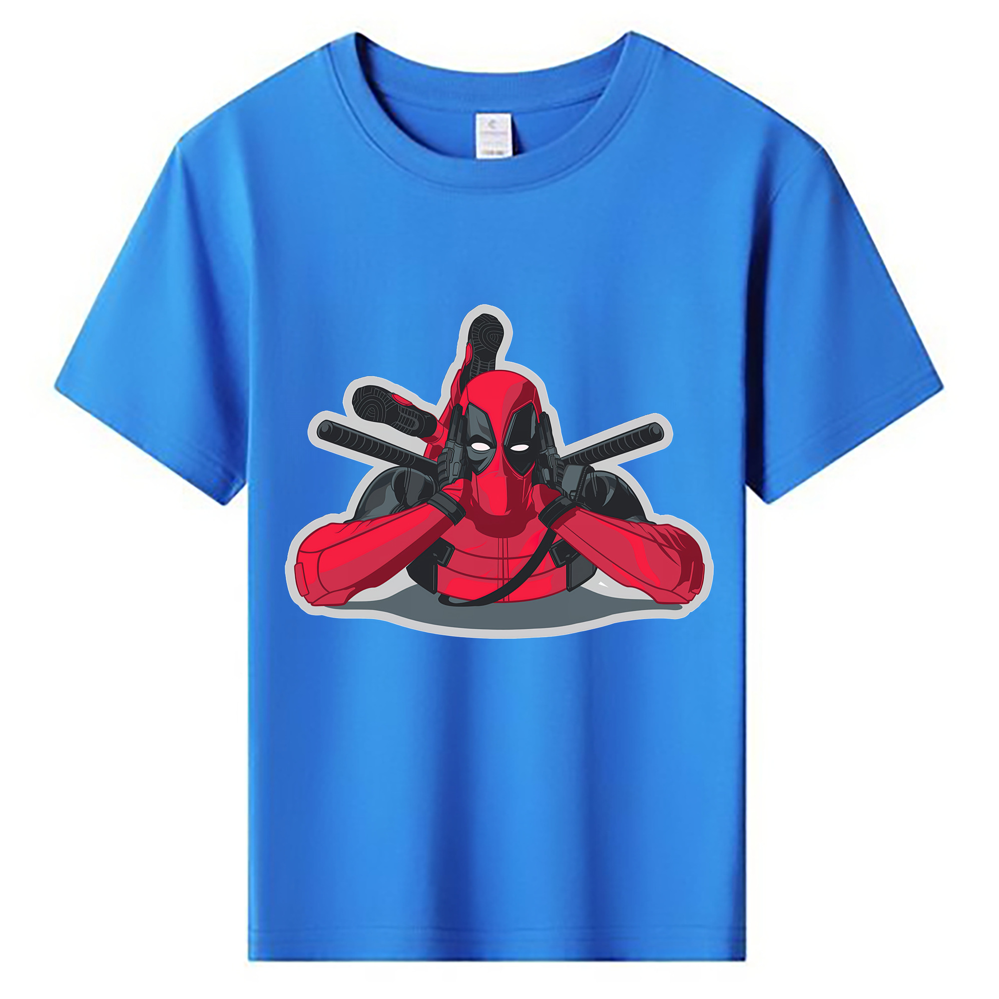 （画像用） Deadpool デッドプール 綿100％キッズTシャツ（フロントプリント）